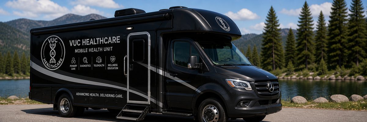 VUC Healthcare 25-foot Sprinter mobile health unit