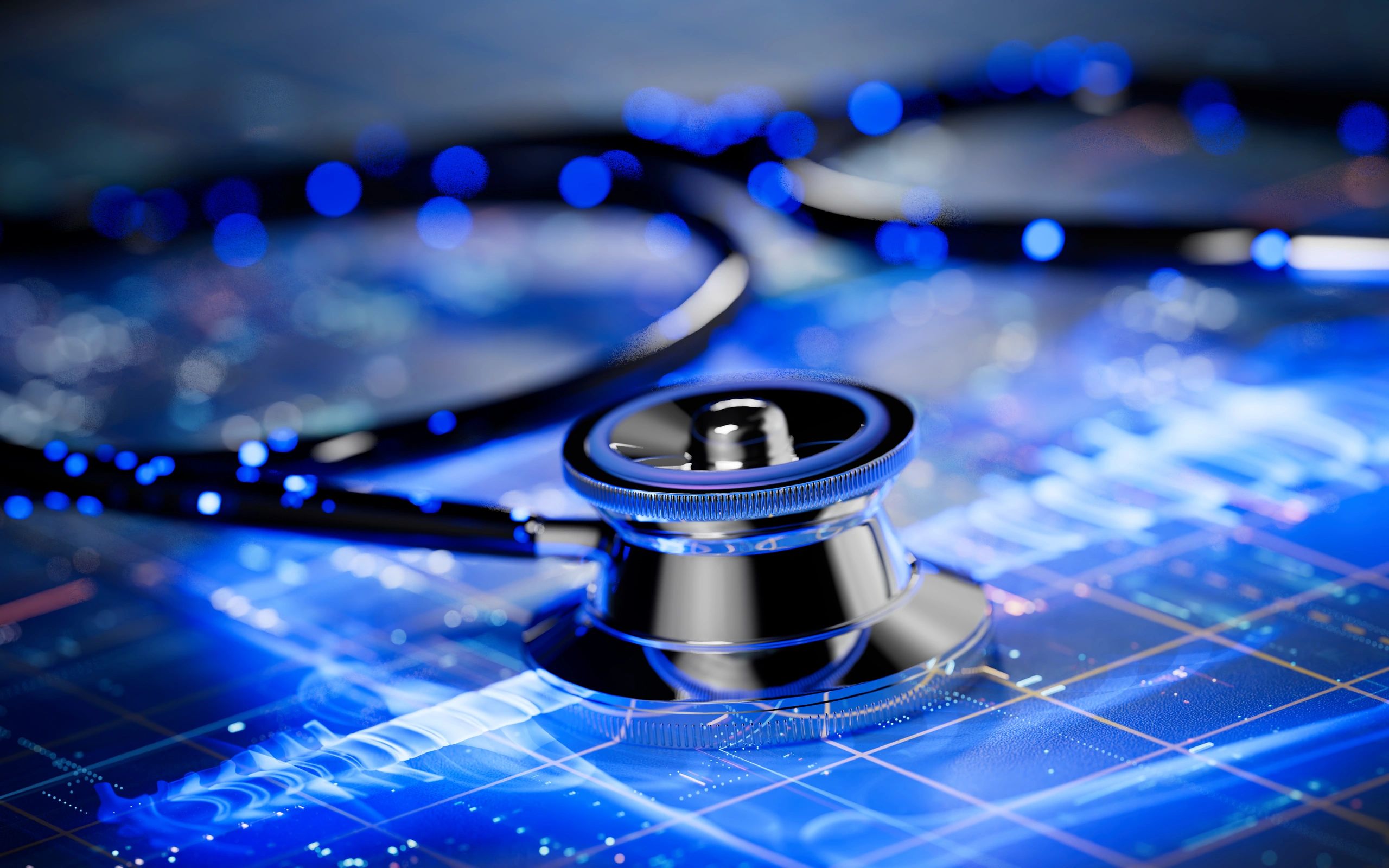 A caring healthcare professional guiding a patient through a digital health assessment